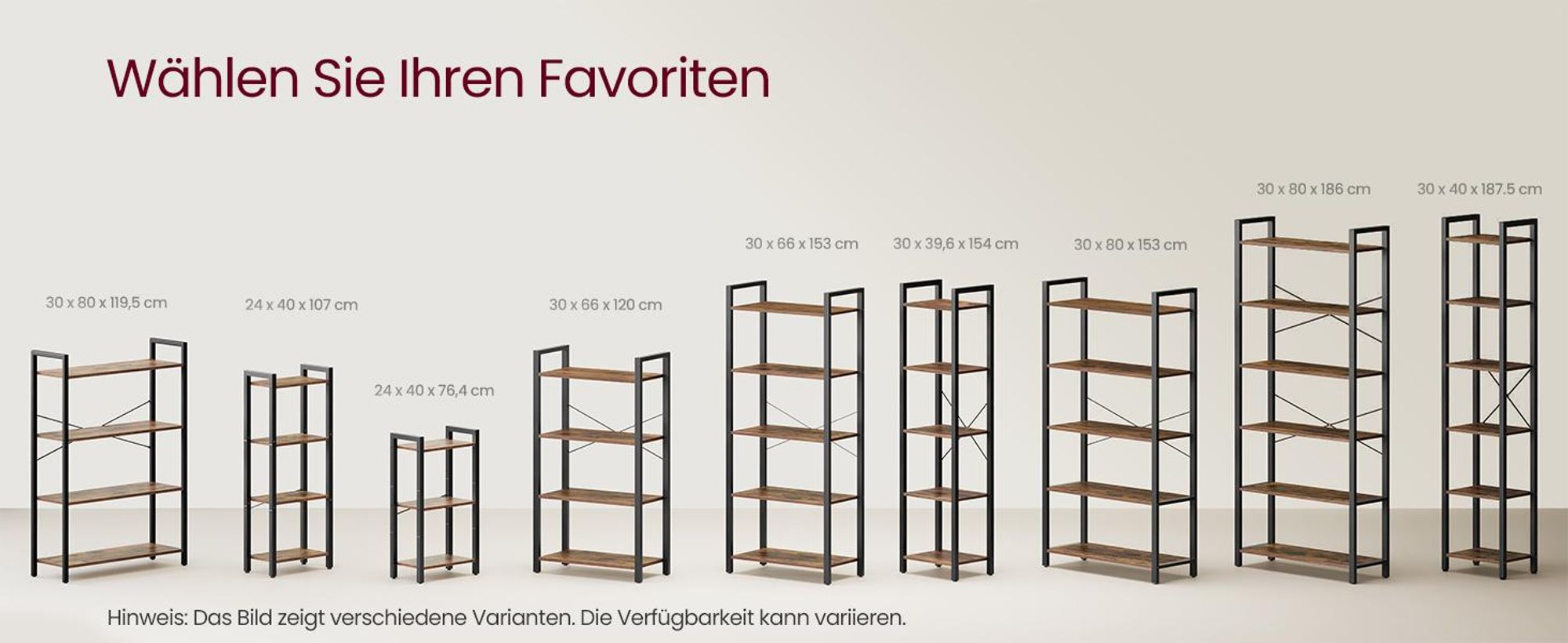 VASAGLE Regal, Bücherregal, Standregal, DVD-Regal, mit 3 Ebenen, Büroregal, offene Ablagen, für Büro, Wohnzimmer, Schlafzimmer, Küche