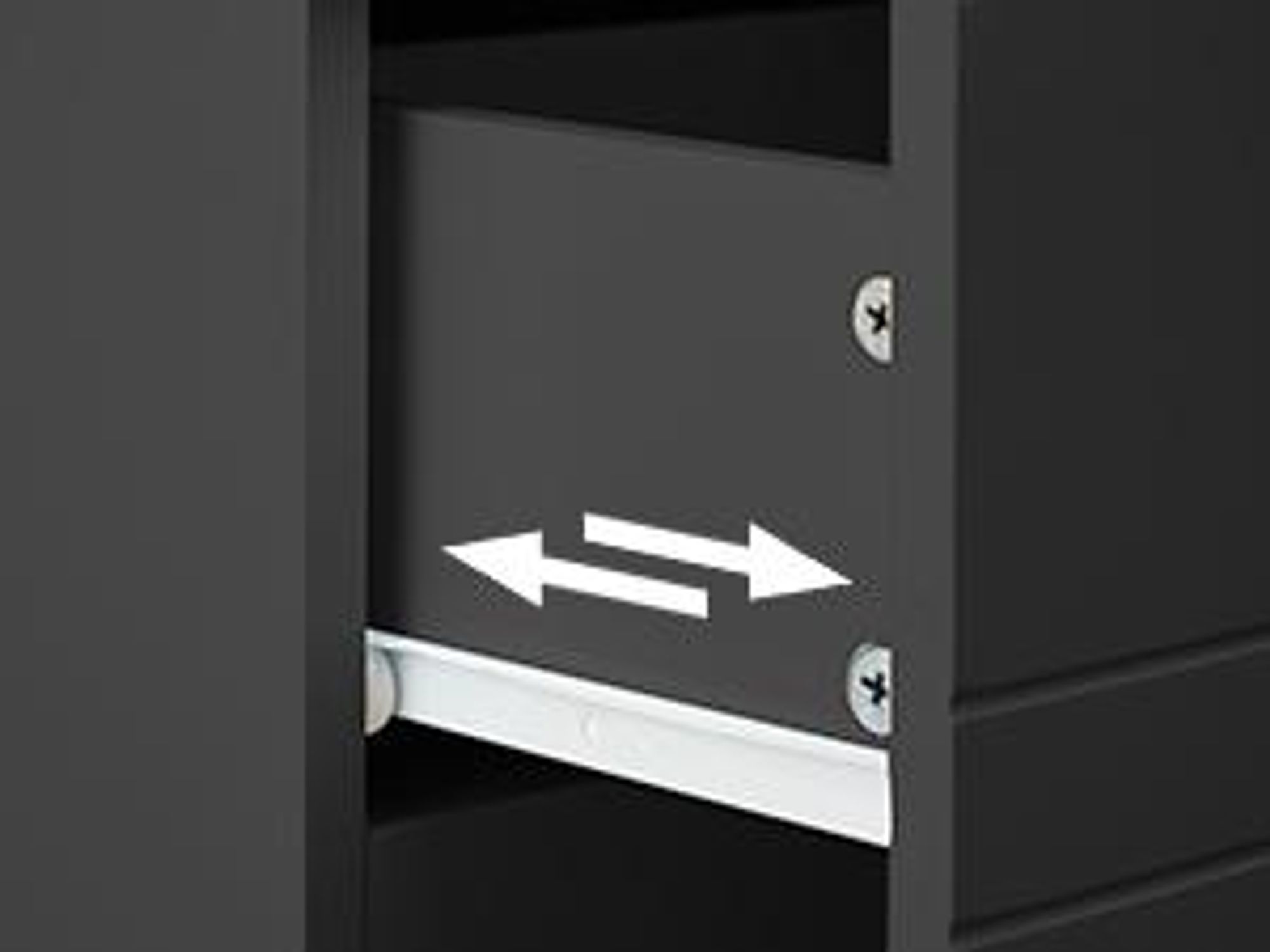 VASAGLE Hochschrank mit Schublade, verstellbaren Ablagen, Badschrank für Badezimmer, offenes Fach, 170 cm, schwarz