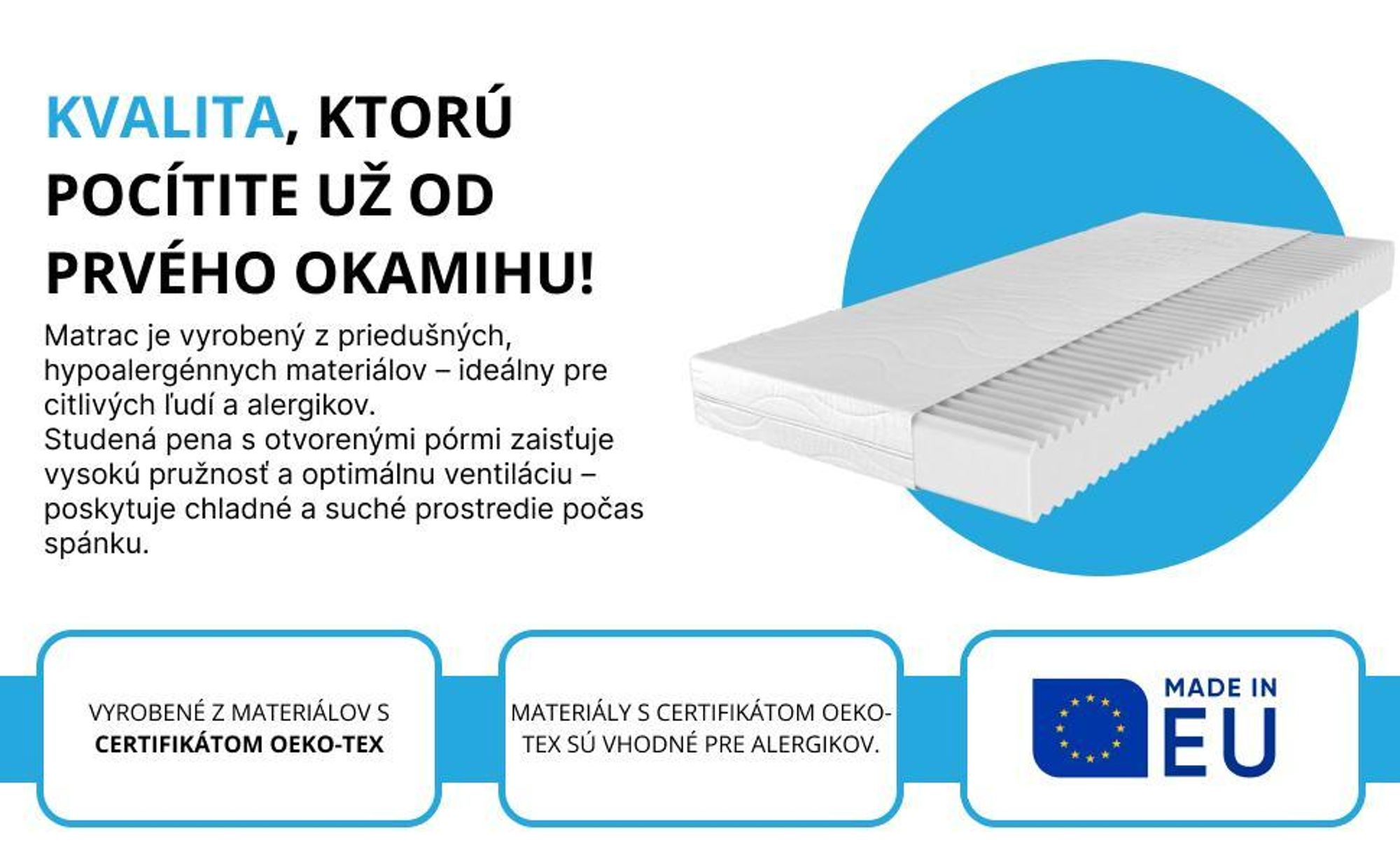 7 zónová matrac studená pena