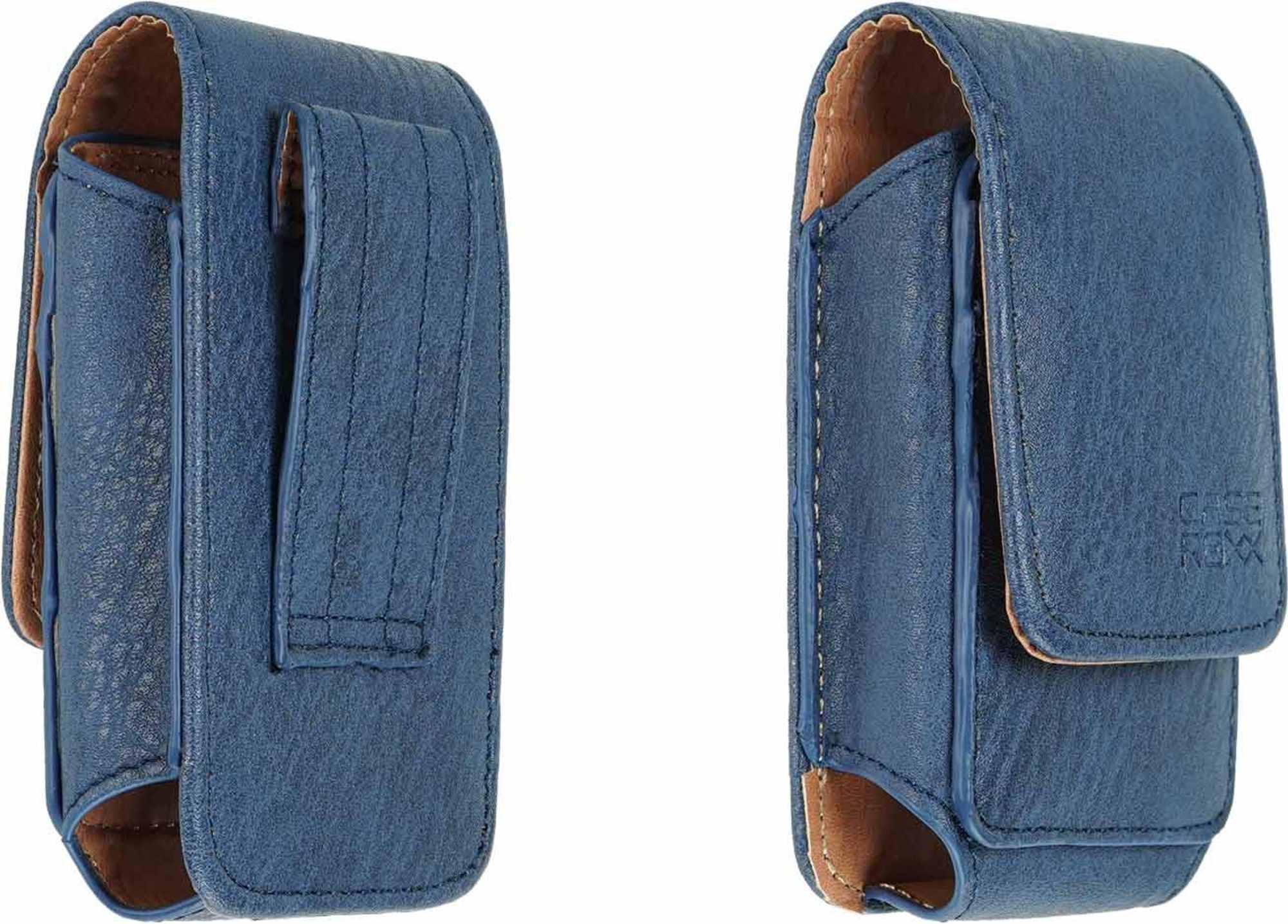 caseroxx Handy-Tasche für Senioren Mobiltelefone von diversen Herstellern - Doro - Nokia - Emporia - Beafon - SPC - etc. mit Gürtelschlaufe in verschiedenen Farben blau Bild 2