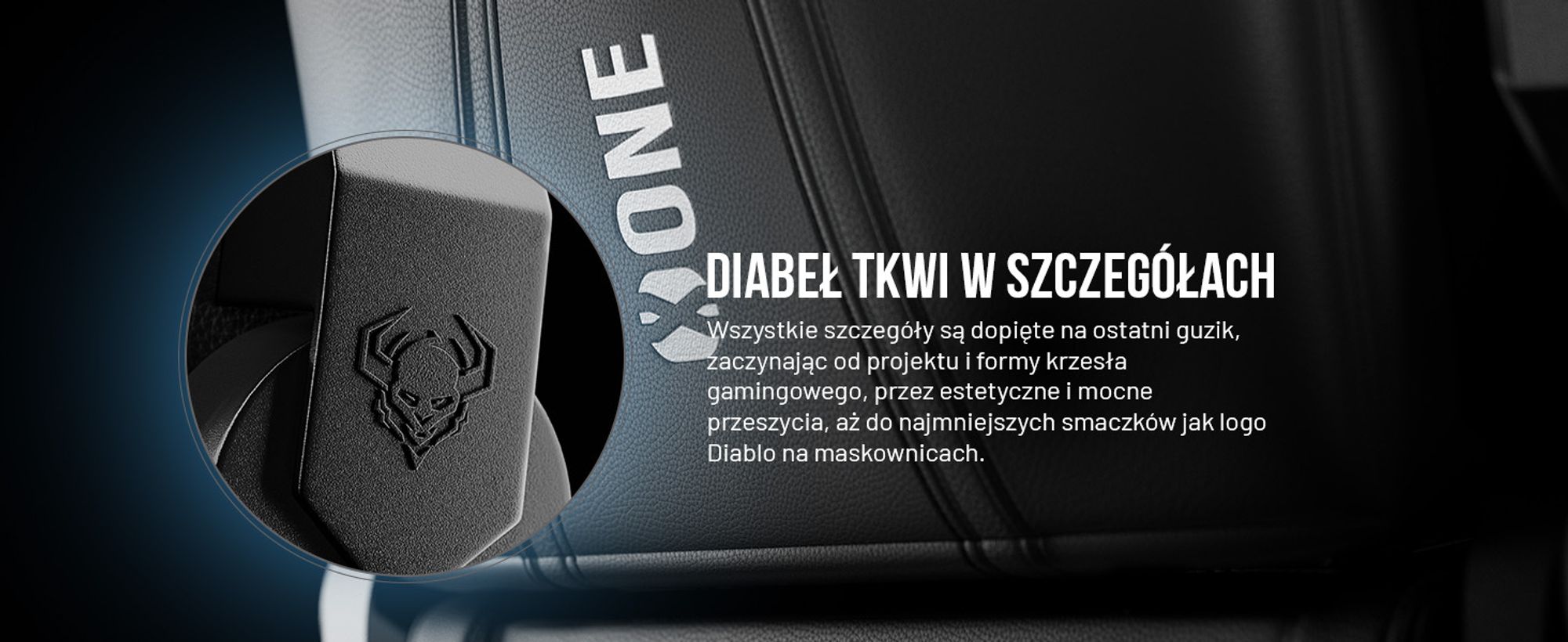 DIABLO Fotel Gamingowy Obrotowy Krzesło dla Gracza | Podłokietniki Poduszka pod Lędźwie i Kark | X-One 2.0 | Normal Size, Czarno-czarny