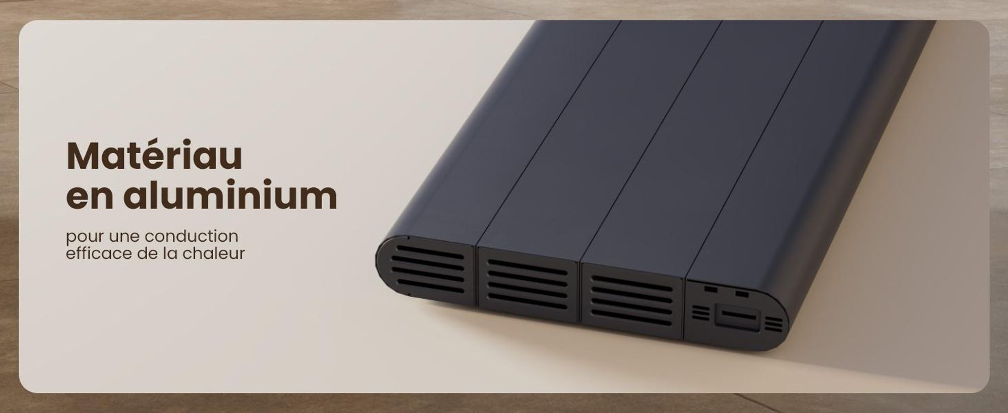 Radiateur Mural électrique 1000W Connecté WiFi - Chauffage D'appoint économique Avec écran LCD Et Contrôle Par Appli