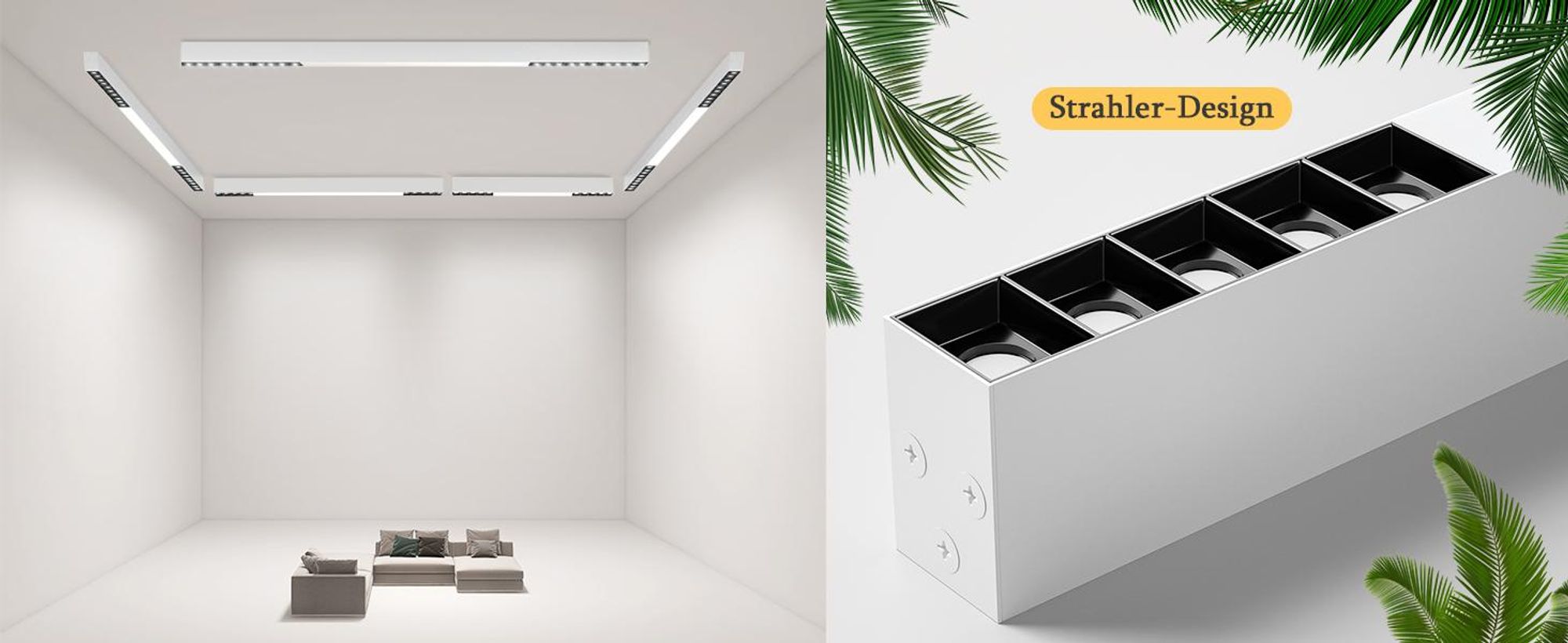 ZMH lampada da soffitto LED plafoniera nera 80CM lungo soffitto faretto cucina 25W nero moderno ufficio lampada dimmerabile con telecomando per soggiorno ufficio camera da letto