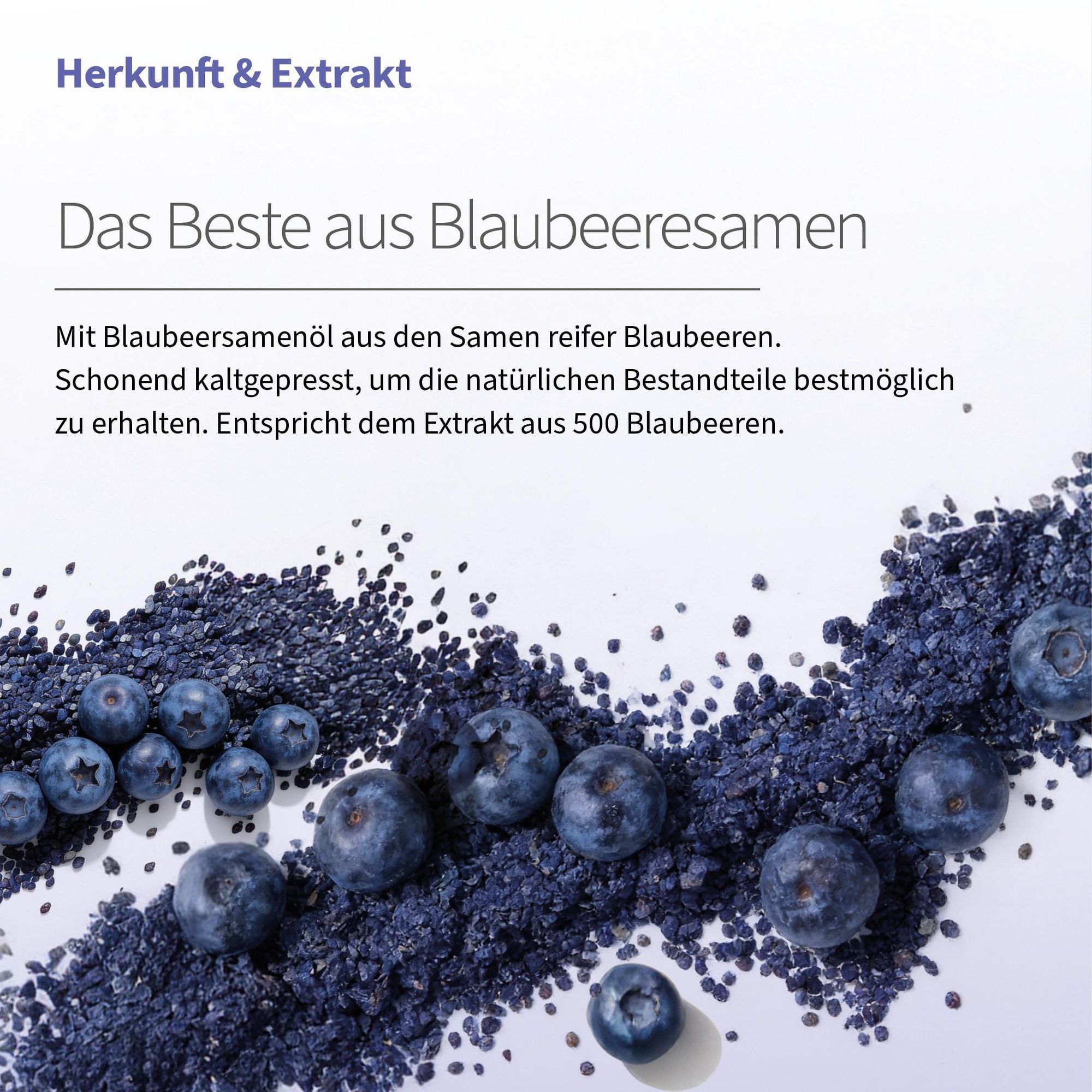 OERAMIL Blaubeer-Extrakt Gesichtsserum mit natürlichem Provitamin A, 30 ml