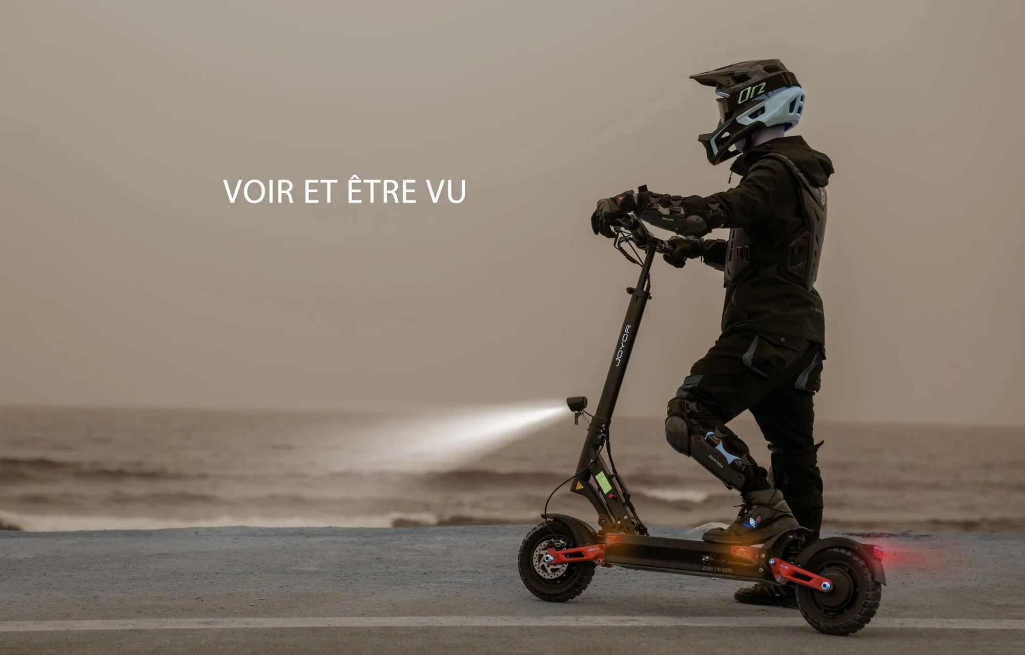 JOYOR T10 Pliable Trottinette électrique - Moteur 1000W x2 Batterie 60V18AH Pneus de 10 Pouces - Noir