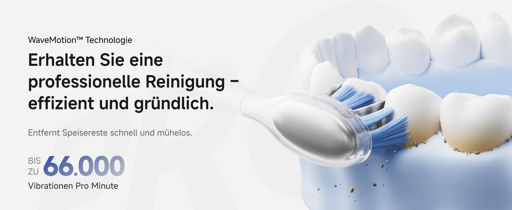 Laifen Wave Pro elektrische Zahnbürste – Aluminium, WaveMotion, Drucksensor, App-Steuerung, Tiefenreinigung, lange Akkulaufzeit & kabelloses Laden