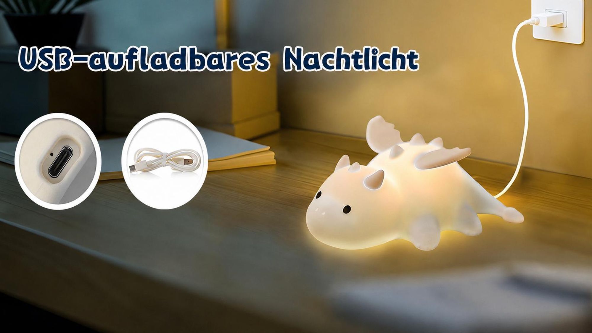 LED Nachtlicht Silikon Birne Touch Nachtlampe mit Timer,7 Farbe dimmbar,Schlaflicht Kinderzimmer tragbare Schlafhilfe Stilllicht,mit magnetischer Adso