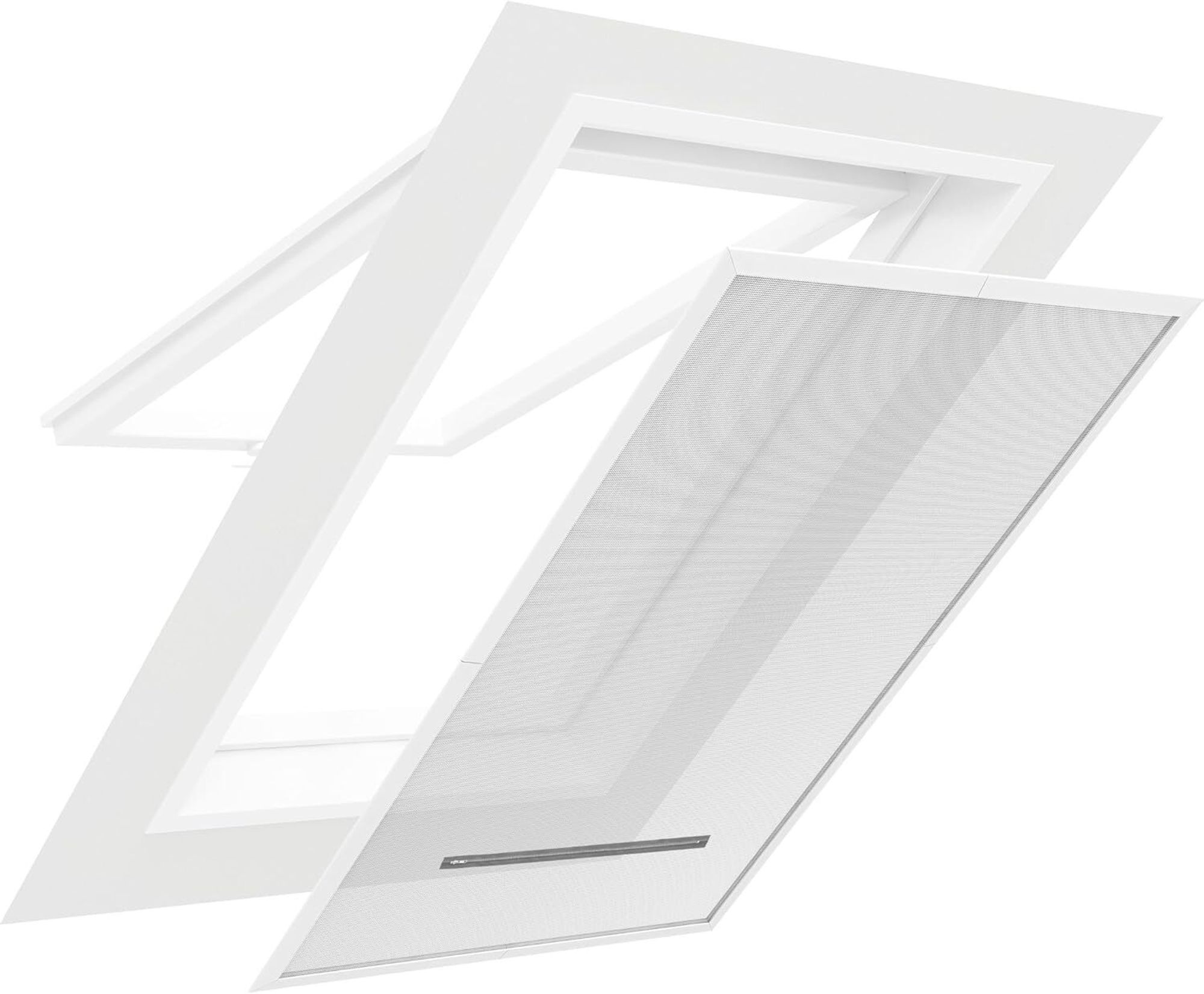 IS-Sonnenschutz-PVC-Dachfenster 140 x 170 cm anthrazit/silber mit Klemmrahmen
