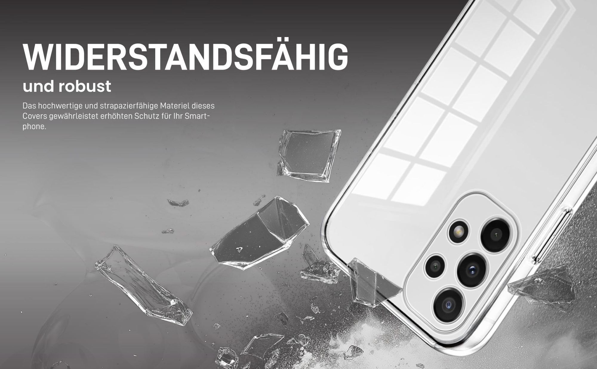Schwarzes Front Back Cover für Samsung Galaxy A33 5G mit Aufprallschutz