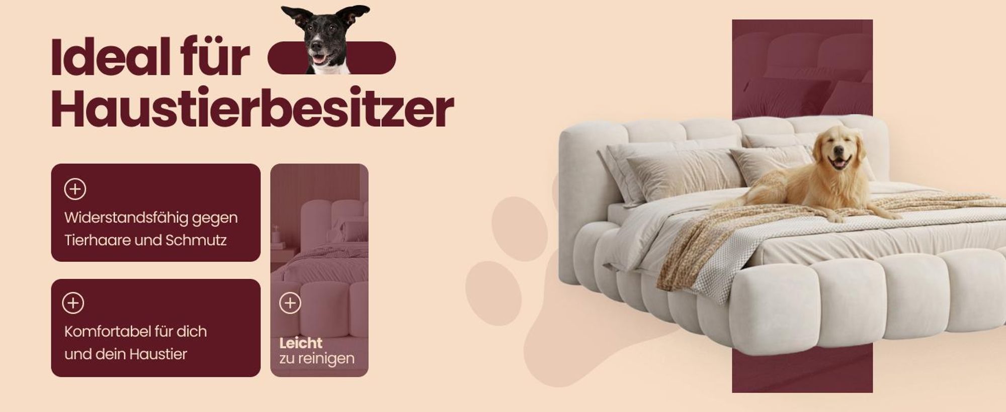 Chilly Design Polsterbett Stone Hellgrau Bouclé Stoff 200x200 cm mit Stauraum Quelle 83