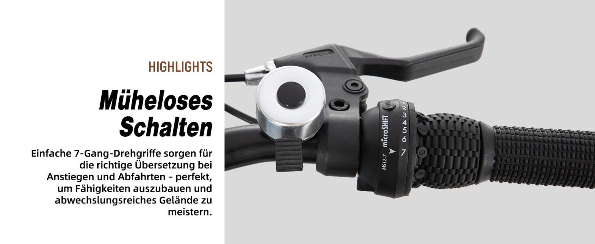 Joystar Kinder-Mountainbike 20 Zoll für Kinder ab 7 Jahren leicht Aluminiumrahmen 7-Gang Drehgriffschaltung Federgabel mechanische Scheibenbrem