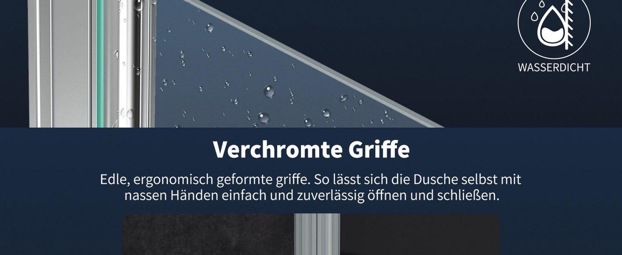 Falttür Duschkabine 90x90x185cm Eckeinstieg Duschabtrennung Doppelt Falttüren Eckdusche Faltbar Duschwand Silber Faltdusche aus ESG-GLAS