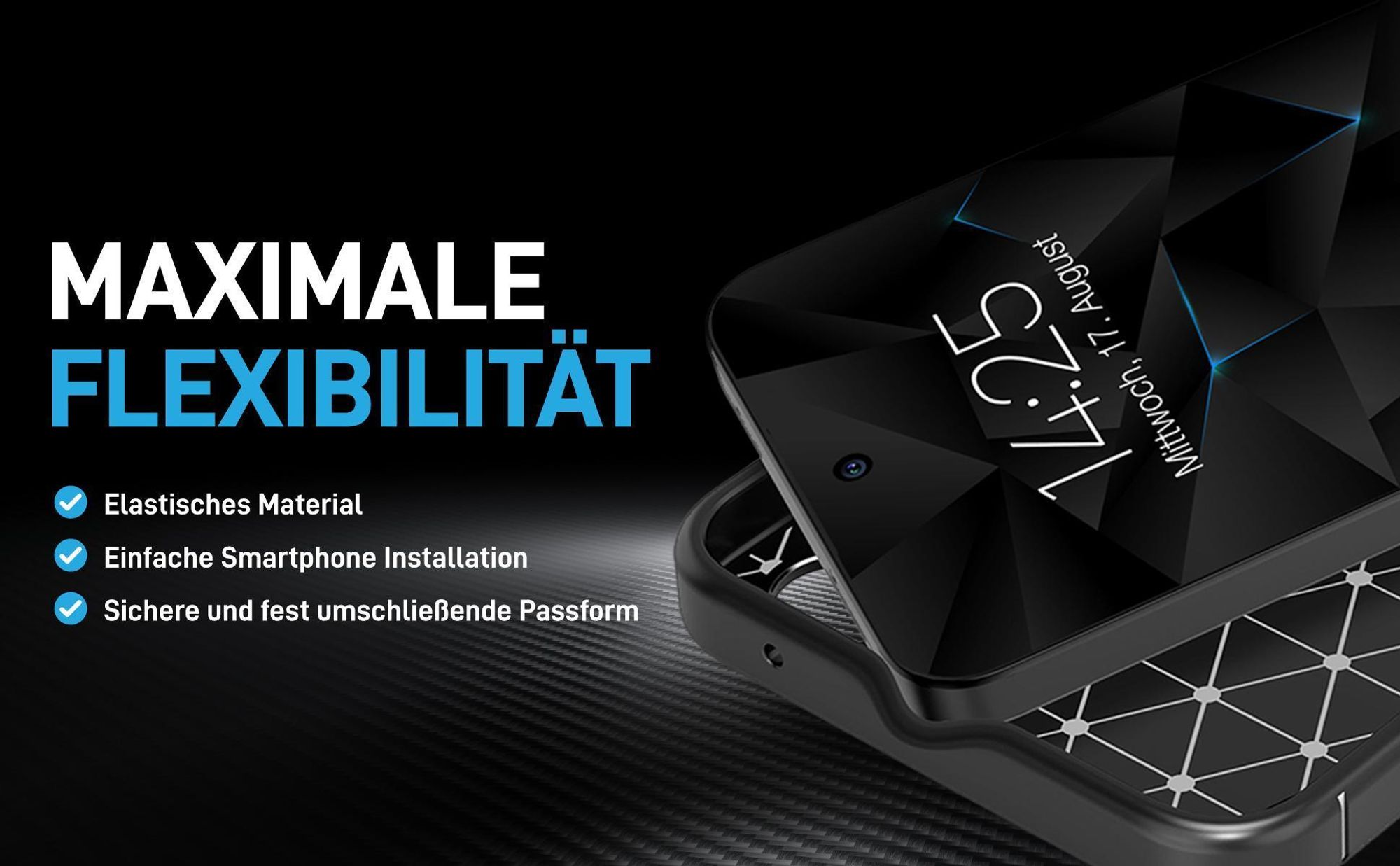 Flexbiles Smartphone Cover für Samsung Galaxy A51 mit perfekter Passform