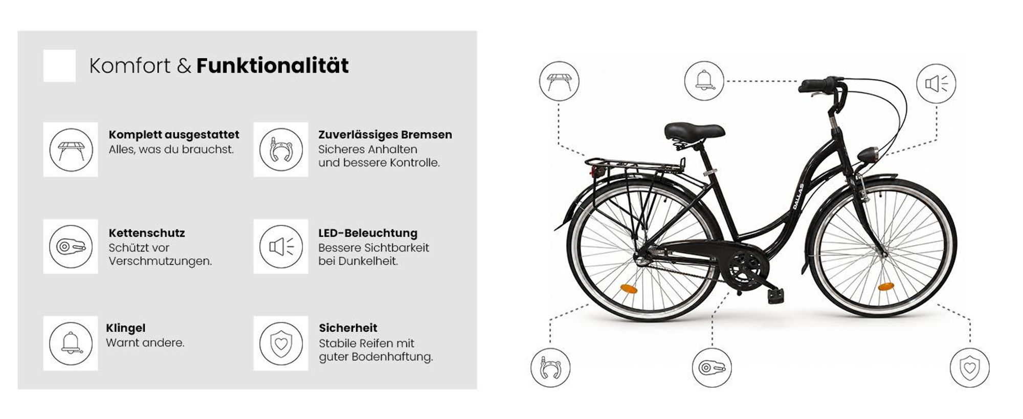 Damenfahrrad