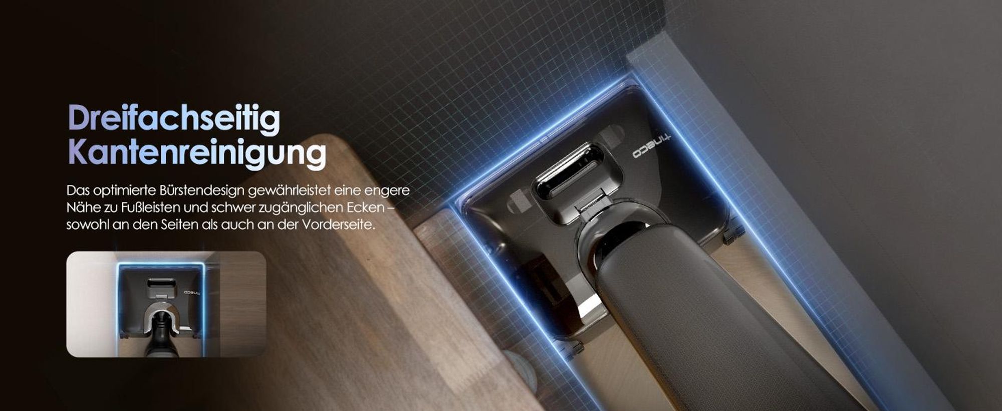 Tineco Floor One S9 Artist Steam Pro, Standstaubsauger, Beutellos, Schwarz, Silber, 0,88 l, 0,75 l, Rechteckig