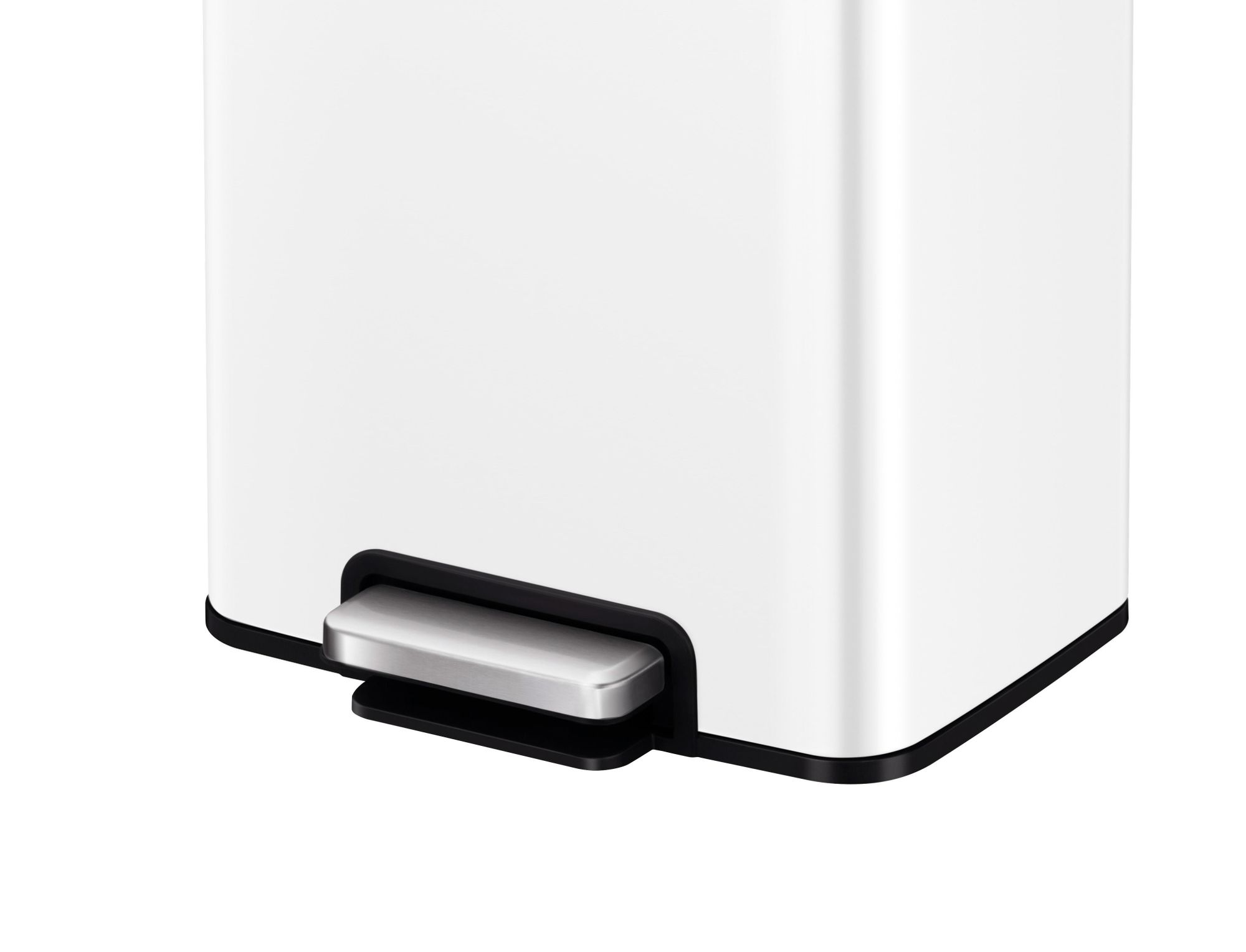 EKO - Madison Treteimer 30 Liter - Stainless Steel Plastic - Matt Weiß