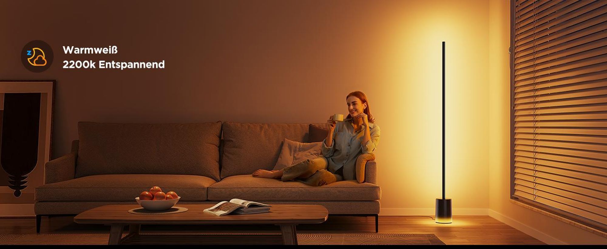 Govee LED Stehlampe Dimmbar RGBIC, Floor Lamp