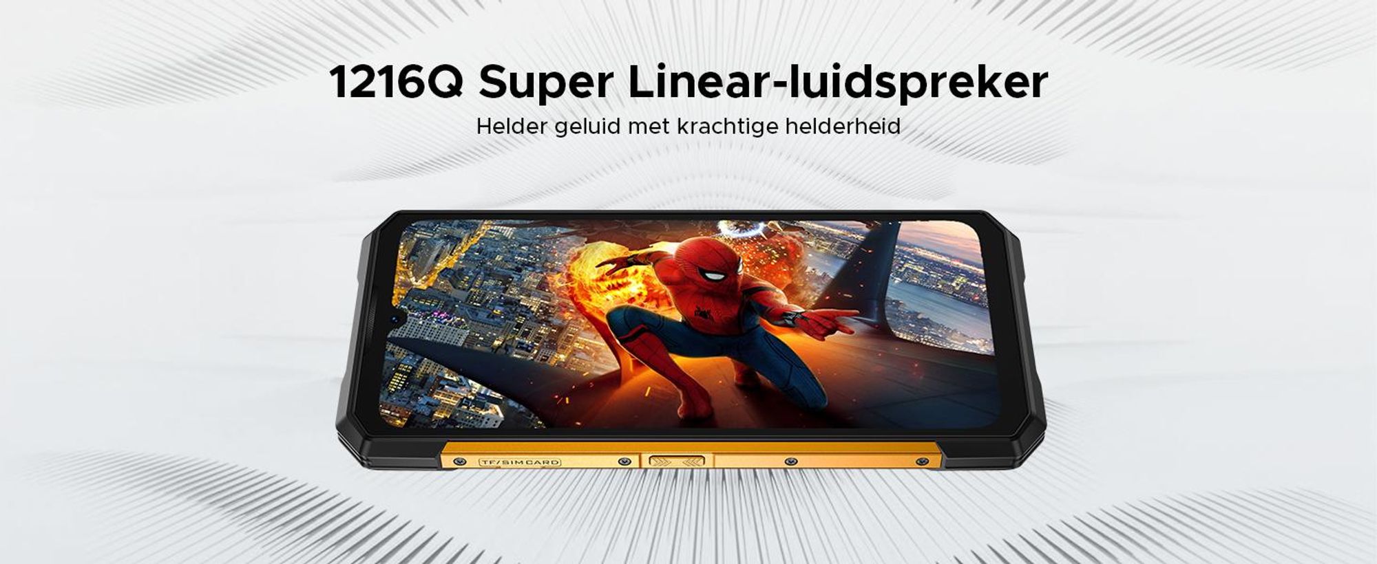 DOOGEE S200 Ultra robuuste smartphone, 5G, IP68/IP69K, 6,72" 120Hz, 1,32" AMOLED-scherm, 11000mAh batterij, 66W opladen, 48GB+1TB opslag, 100MP camera