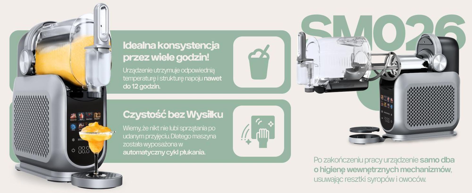 Maszynka do lodów 4Swiss SM026 SlushieMaster do slushy/slushie/drinków/granity