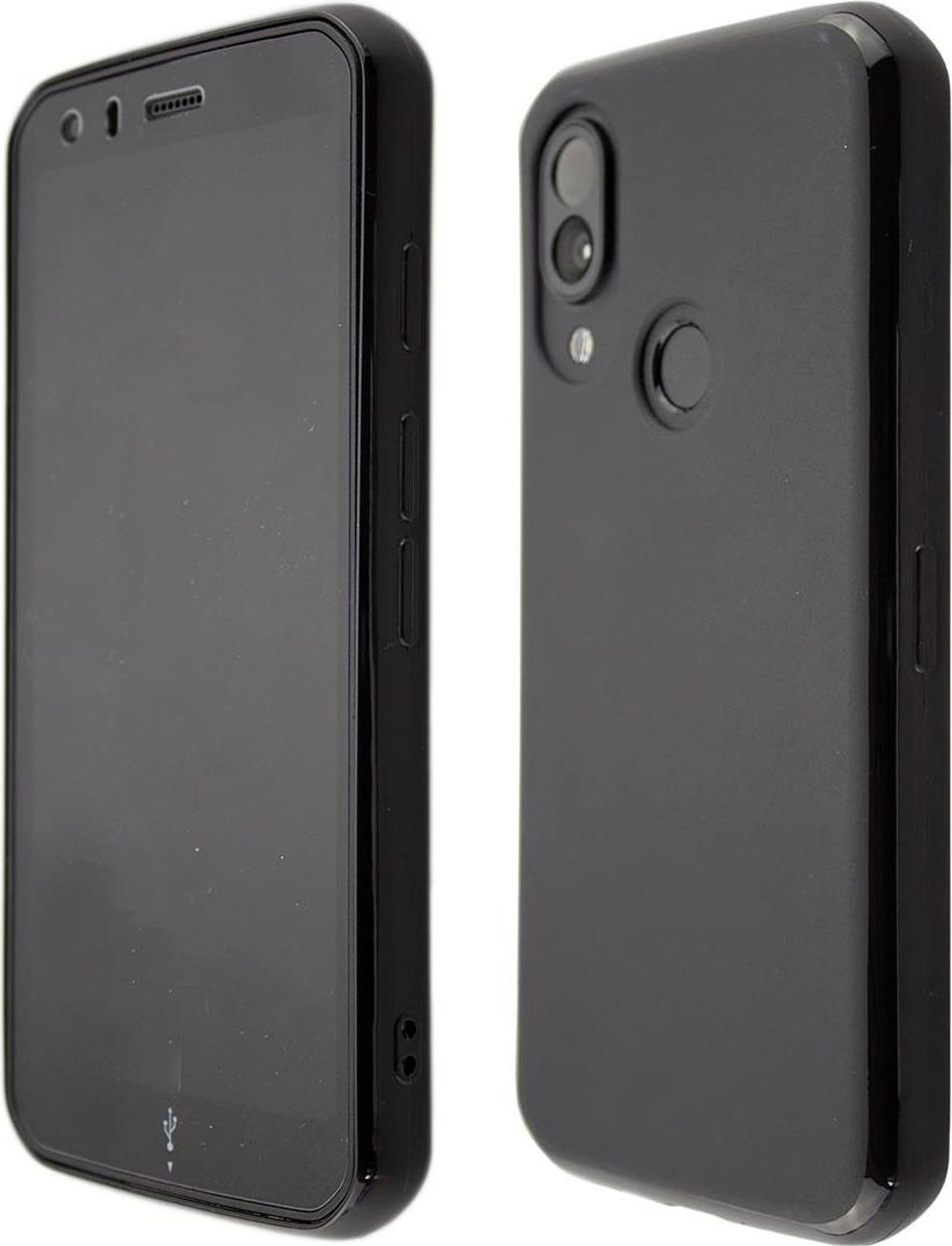 caseroxx Schutz-Hülle TPU-Hülle kompatibel mit Cat S62 / S62 Pro, Gummi Handy Tasche schwarz  Bild 1