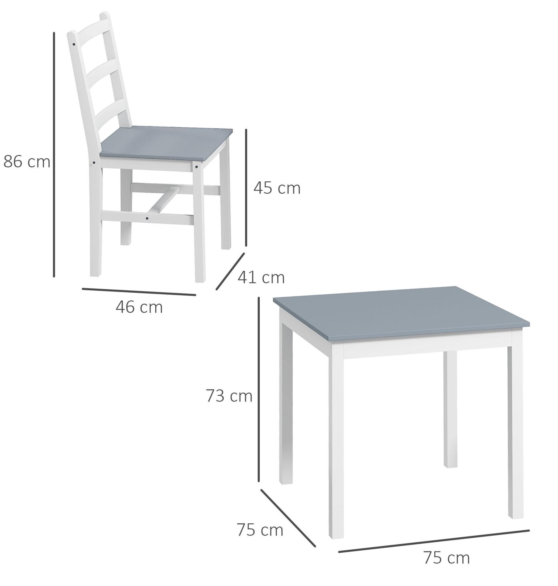2 Kiefernholz kleine 3-teilig