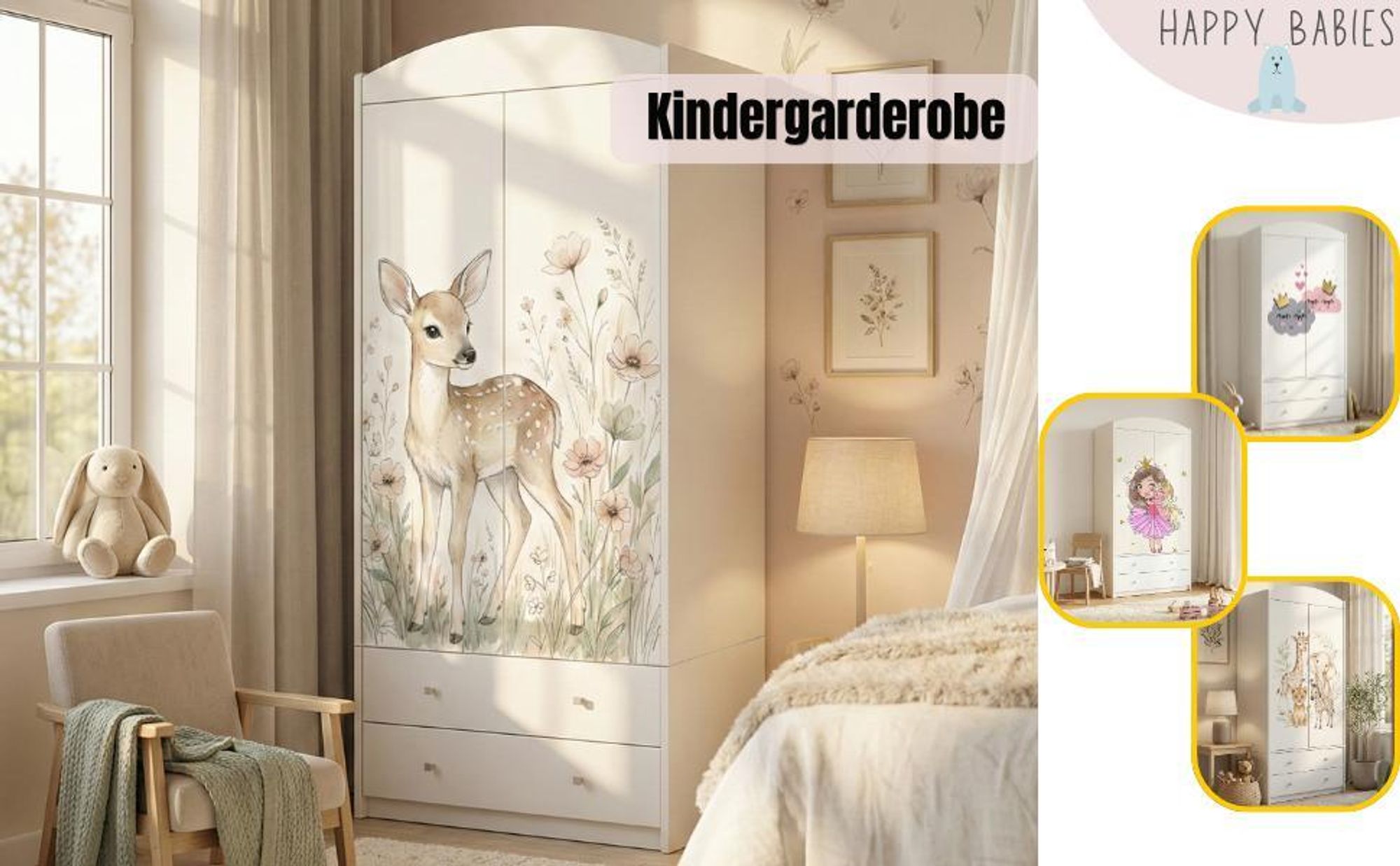 Geräumige Kinderkleiderschränke