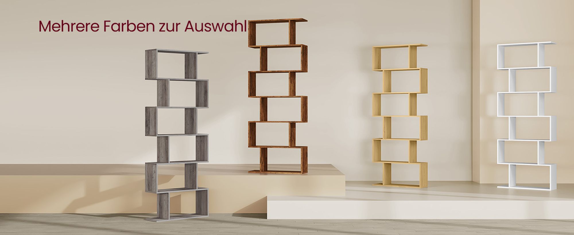 VASAGLE Bücherregal, Regal mit 6 Ebenen, Standregal, Büroregal, freistehend, Dekoregal