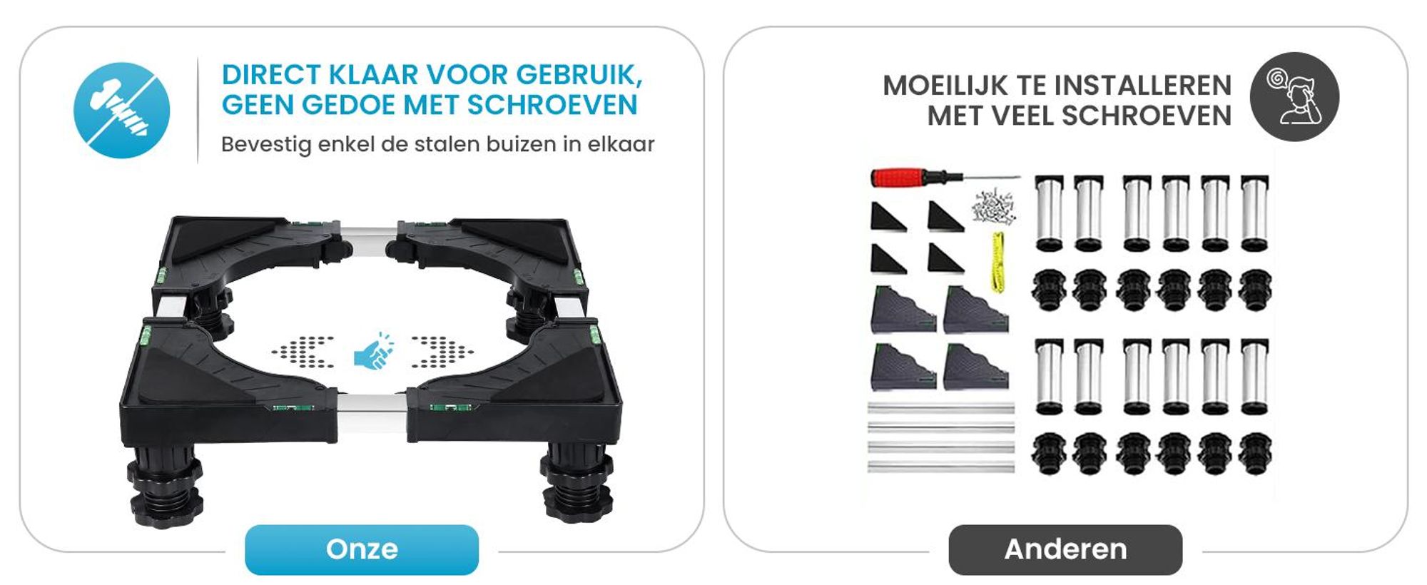 Olvy Hondenföhn, honden droger voor vachtverzorging, dierenföhn met instelbare windsnelheid, honden droger met 4 nozzles, föhn voor vachtverzorging