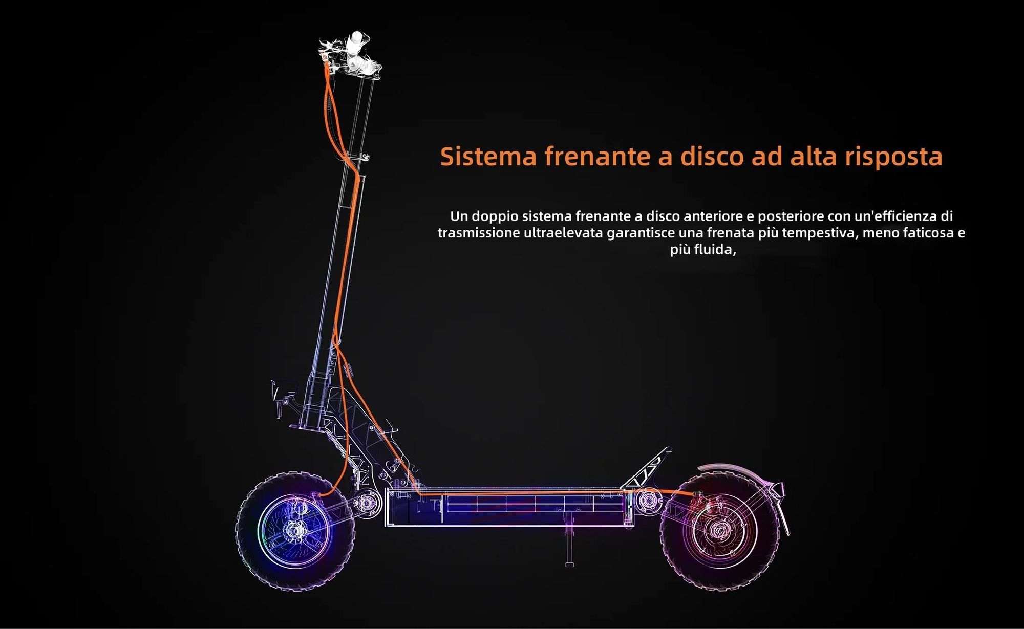 JOYOR S5 PRO Pieghevole  ABE Monopattino Elettrico - 500W Motor 48V26AH Batteria Pneumatici da 10 Pollici - Nero