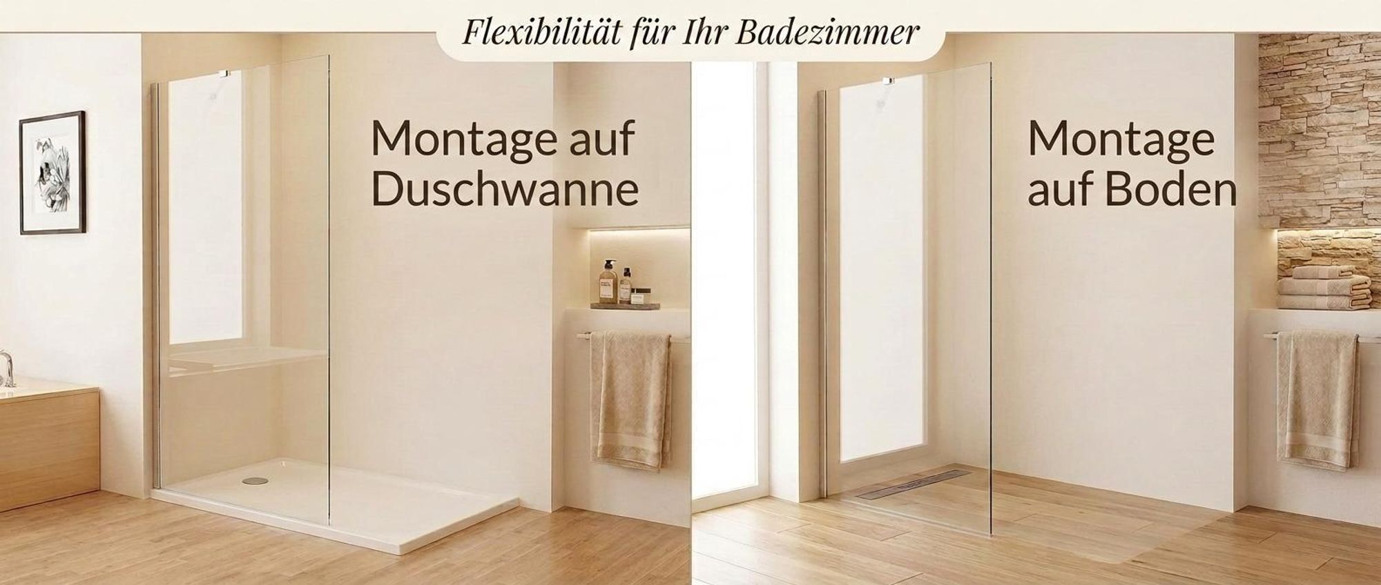 Walk in Dusche 80 x 185 cm Duschabtrennung Duschwand Seitenwand Duschtrennwand 6mm NANO klares Glas SB