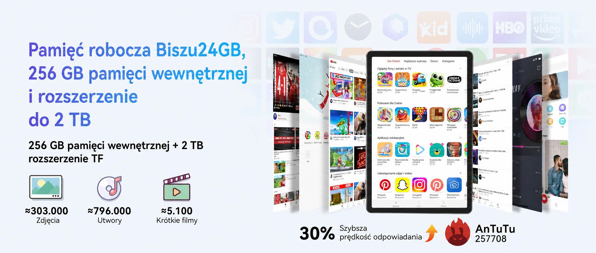 BESTTAB W90 11-calowy tablet Android 15, 256 GB przestrzeni dyskowej, 1920 x 1200 pikseli, Android 15, 24(8+16) GB RAM, 5G WiFi, Bluetooth, bateria 8000 mAh,