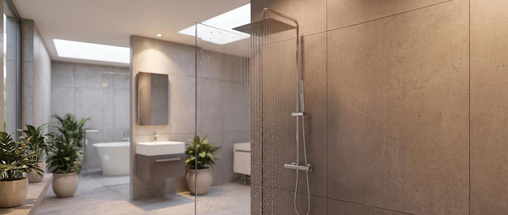 tectake® Regenduschkopf aus poliertem Edelstahl mit Spiegeleffekt 1/2 Zoll Gewinde