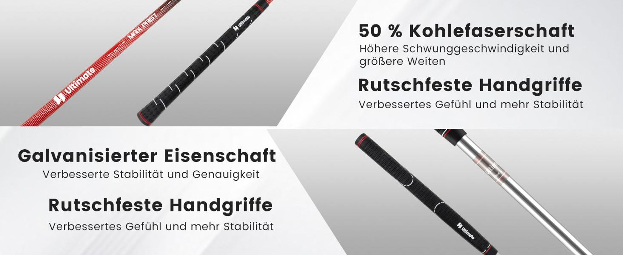 COSTWAY komplettes Damen Golfschläger Set, 15 teilige Golfschlägersätze rechtshändig mit 1 Driver & 3 Fairway & 4 Hybrid & 6/7/ 8/9/ P Eisen & Putter