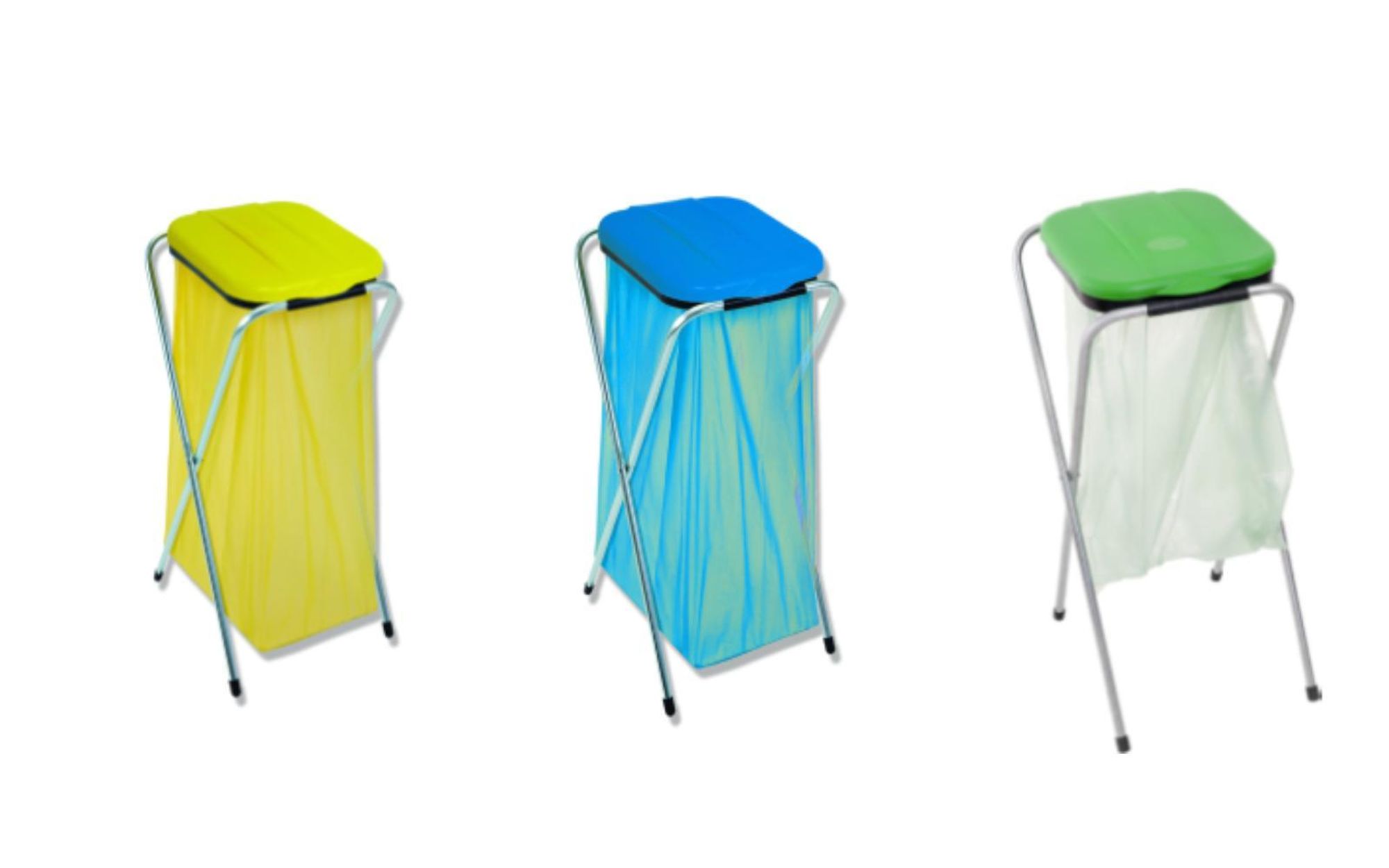 TrendLine Müllsackhalter 120 Liter klappbar sortiert 78x36x42cm Metallgestänge