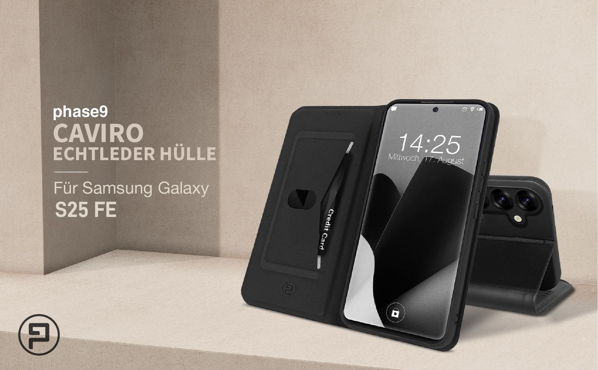 Echtleder Handyhülle für das Samsung Galaxy S25 FE