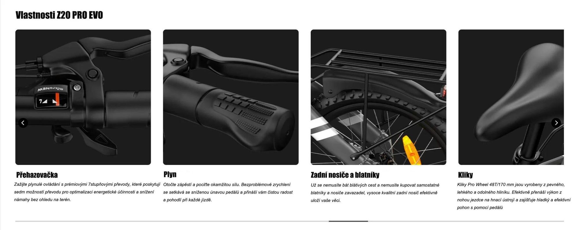 Elektrokolo PVY Z20 PRO EVO – Motor 250W Baterie 36V14.5AH 20 Palcové Pneumatiky Mechanické Kotoučové Brzdy - Šedé