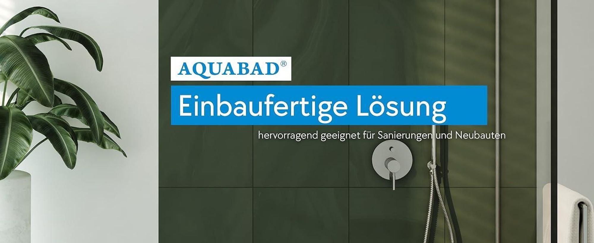 AQUABAD® Duschwanne Komplettset Basic Black Stone 90x120cm Rechteck inkl. Styroporträger und Ablaufgarnitur Alcadrain A49CR