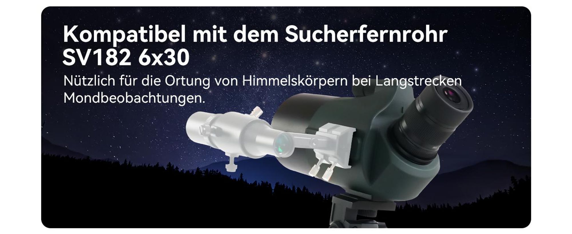 Svbony SV41Pro Mak Spektiv, 28-84X80 HD FMC Dual Speed Fokus, Kompatibel mit WLAN Kamera SC001 Digiscoping, mit Stativ für Stargazing Vogelbeobachtung