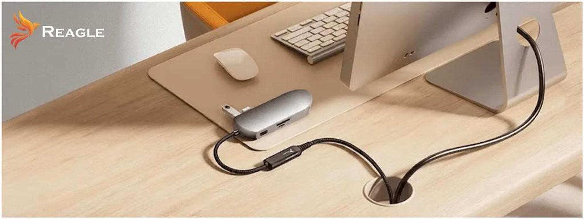 Reagle RPA100P – 1 m USB-A-Verlängerungskabel mit 5 Gbit/s