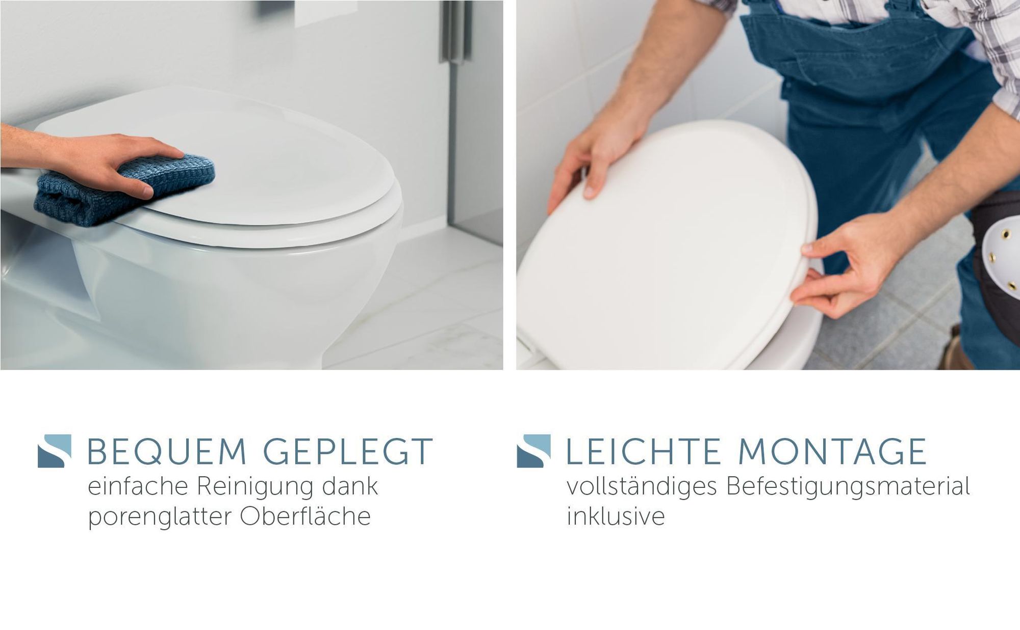 Duroplast WC-Sitz WHITE