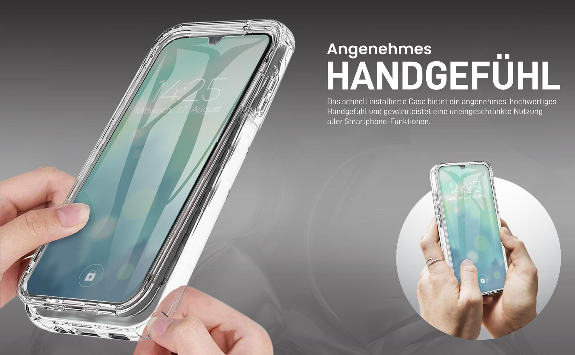 360 Grad Handyhülle für Samsung Galaxy A17 / A17 5G Front und Backcover