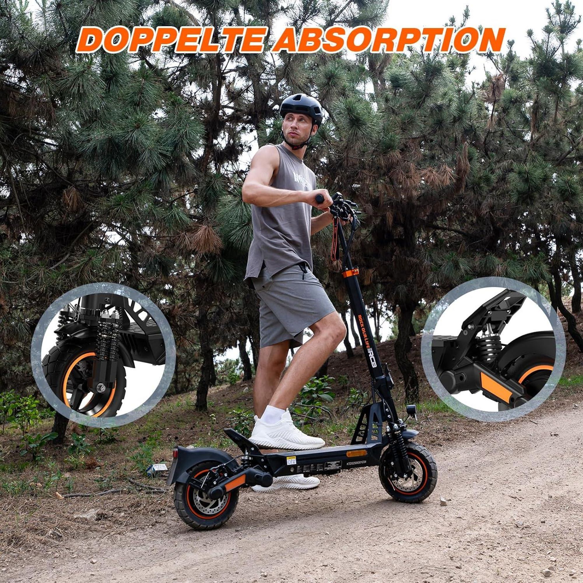 RCB D5 Pro Ultra E‑Scooter – Straßenzugelassen, 140 km Reichweite, NFC & App-Steuerung