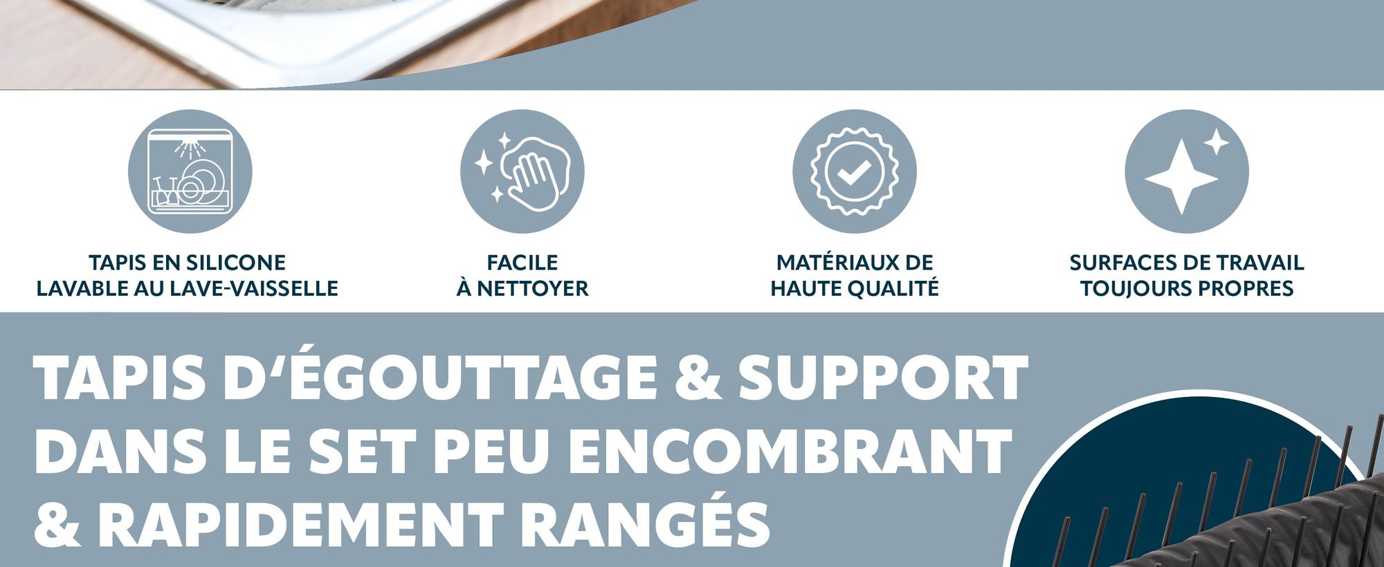 egouttoir a assiettes pour la cuisine