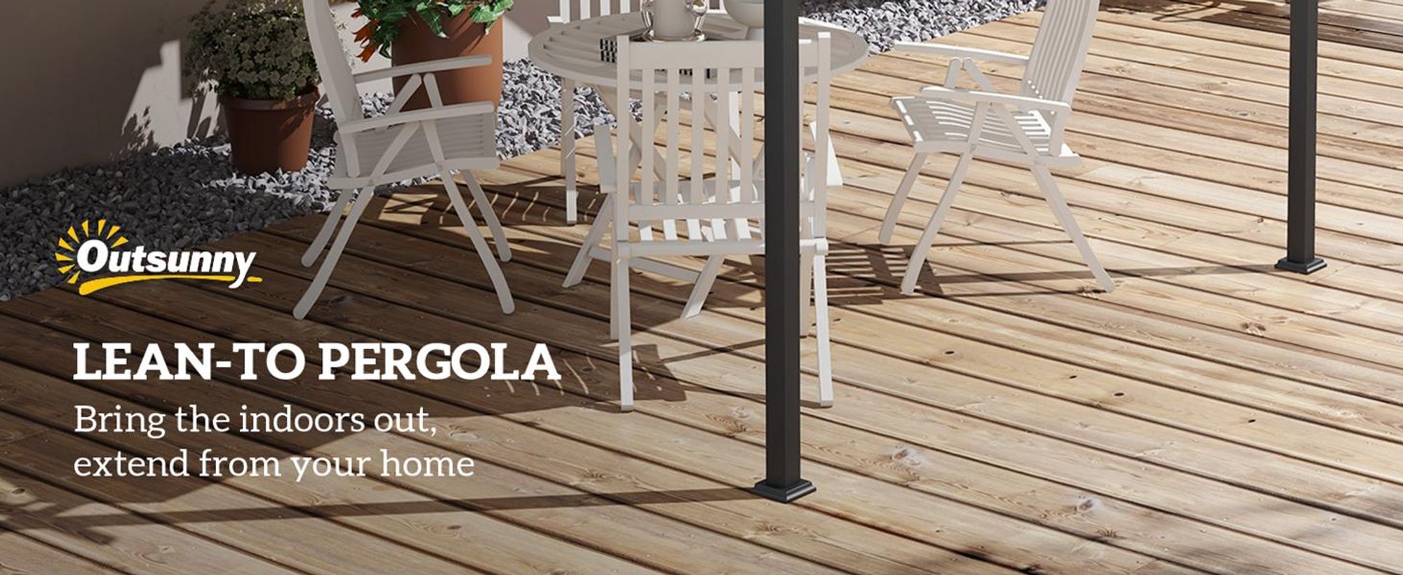 Outsunny altana ok. 3 x 3 m pergola Wiatroodporna osłona patio do ogrodu