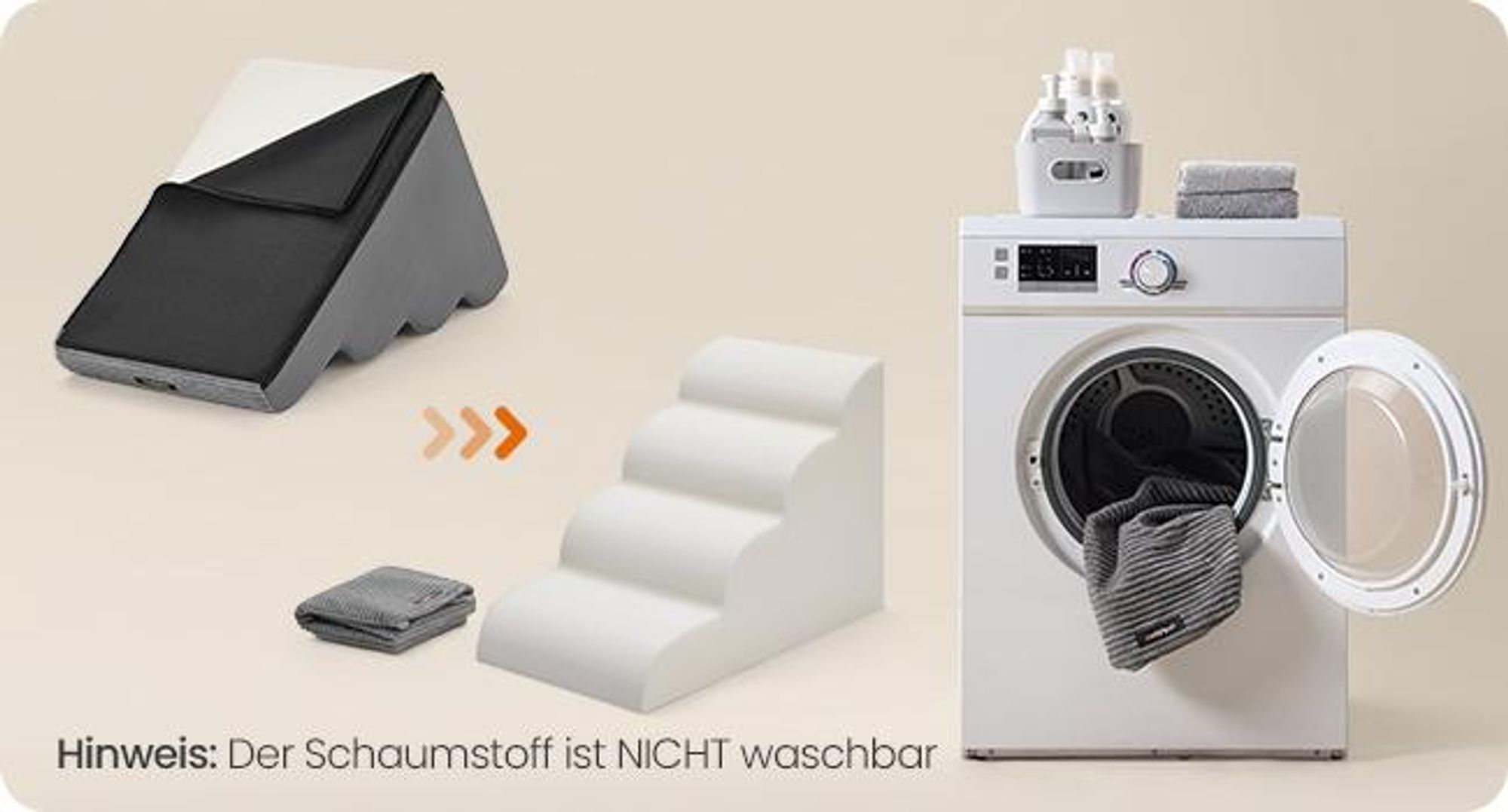 4-stufig-Haustiertreppe, für Bett, Sofa, wasserdichte Katzentreppe, rutschfest