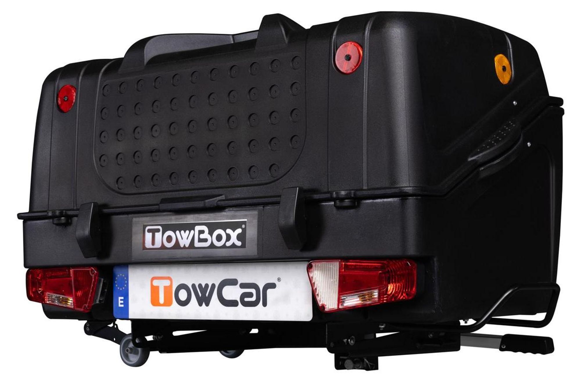 TowBox Transportbox Anhängekupplungsträger TBX000N Anhängevorrichtung 590mm 1 085mm 600mm PE (Polyethylen) 280L 26kg