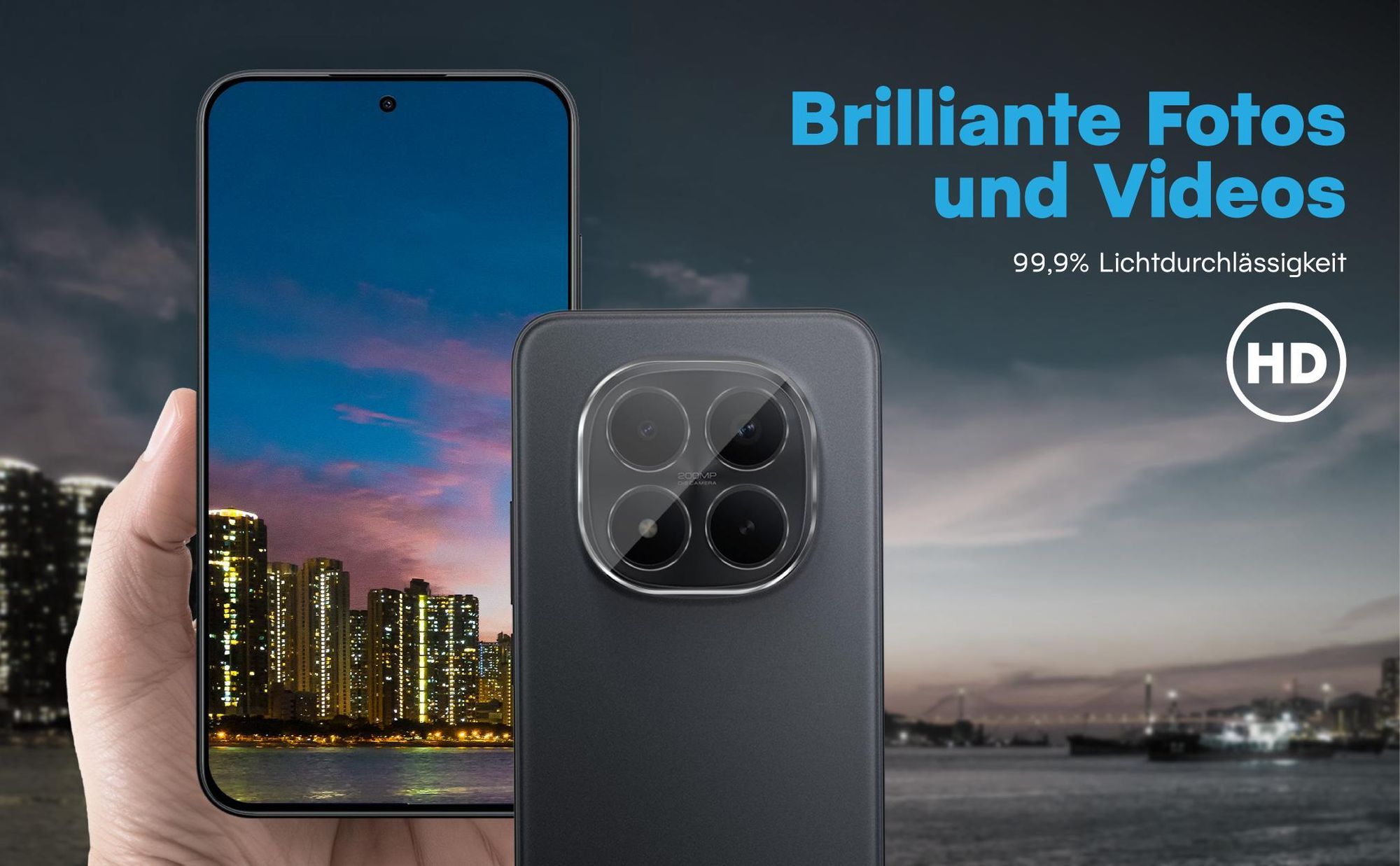 Brilliante Bildqualität mit dem Xiaomi Redmi Note 15 Pro+ 5G dank 99,9% Lichtdurchlässigkeit