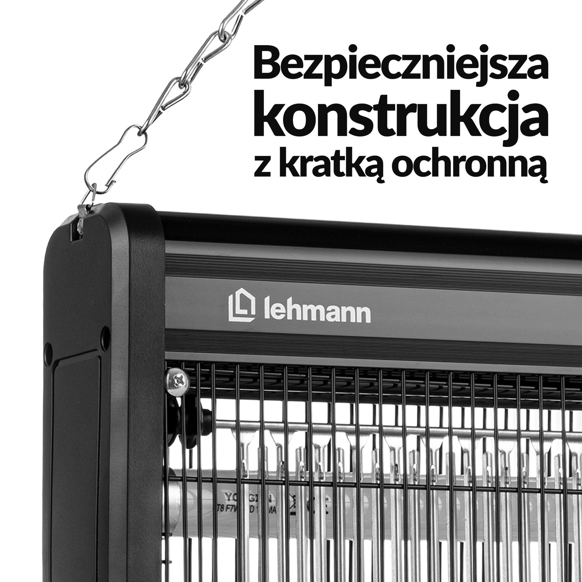 Lampa Owadobójcza Lehmann Na Komary Muchy Osy Ćmy Owady Pułapka Elektryczna + Pilot