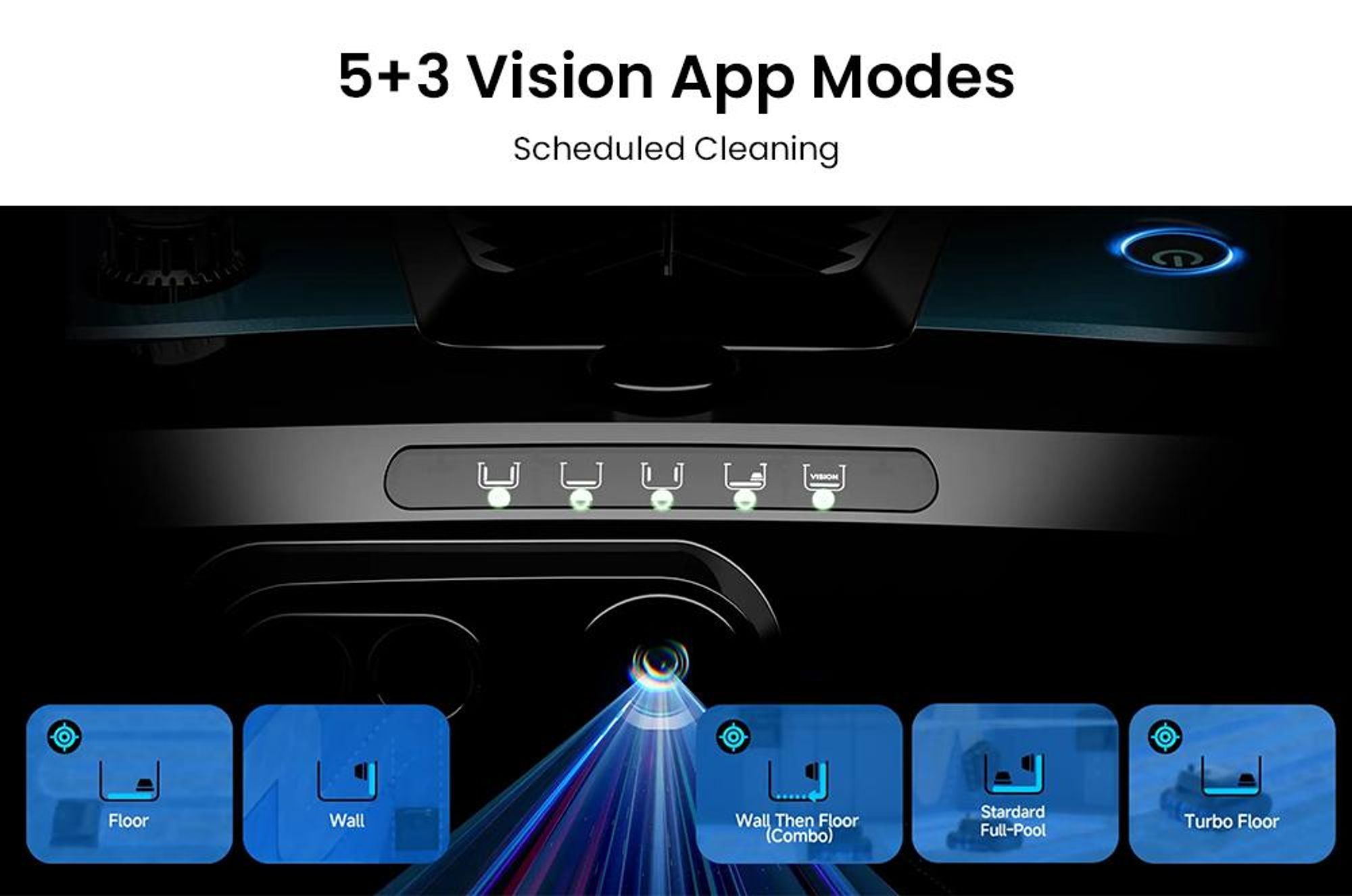 WYBOT S3 Poolroboter: 3D-Kartierung, KI-Vision, Solar/DC, 10L Self-Emptying, App-Steuerung