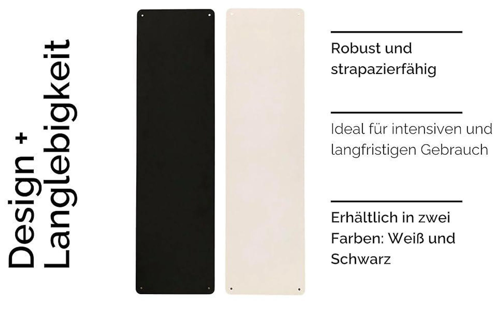 STALFORM Leicht Magnettafel Weiß 62,5x20 cm aus Edelstahl Magnetwand Pinnwand Magnetisch Groß Magnetboard Küche, Büro, Kinderzimmer